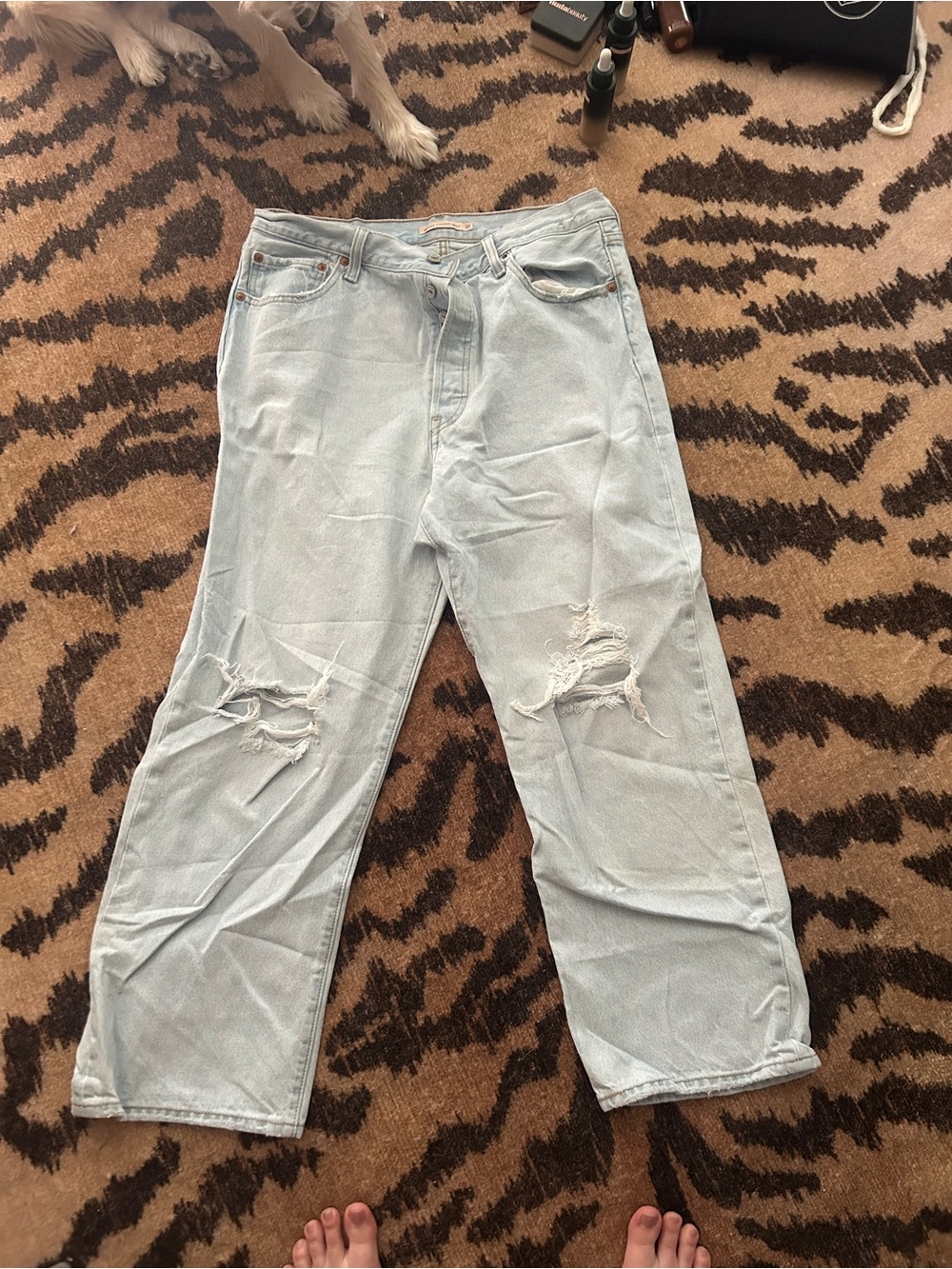 Levi’s Ribcage Straight Ankle, size 32